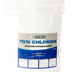 High-quality Premium Chlorine 70% (Calcium Hypochlorite) used for drinking water treatment, swimming pool sanitation, wastewater treatment, industrial disinfection, public health programs, and sanitation applications across Kenya, Uganda, and Tanzania, supplied by Ideal Afrique Ltd.