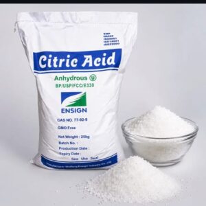 Citric acid supplied by System Star Industrial for food processing, beverages, pharmaceuticals, cosmetics, detergents, water treatment, and industrial cleaning applications across Kenya, Uganda, and Tanzania.