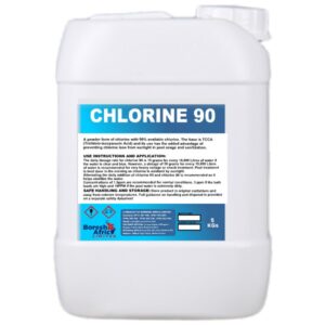High-quality Premium Chlorine 90% (Trichloroisocyanuric Acid - TCCA) used for drinking water treatment, swimming pool sanitation, wastewater treatment, industrial disinfection, public health programs, and sanitation applications across Kenya, Uganda, and Tanzania, supplied by Ideal Afrique Ltd.