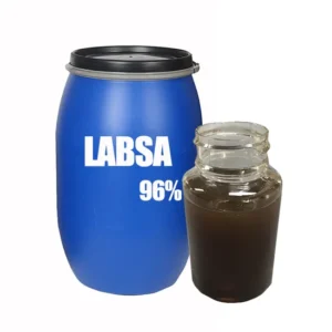 High-quality Linear Alkyl Benzene Sulphonic Acid (LABSA 96%) used for detergent manufacturing, dishwashing liquid production, industrial cleaners, textile processing, leather processing, and chemical manufacturing across Kenya, Uganda, and Tanzania, supplied by Ideal Afrique Ltd.