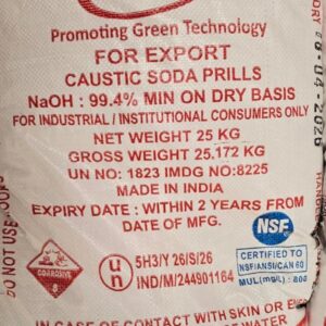 Caustic soda prills supplied by System Star Industrial for soap manufacturing, detergents, water treatment, textiles, oil refining, and industrial cleaning applications across Kenya, Uganda, and Tanzania.