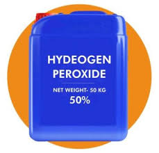 Industrial Hydrogen Peroxide 50% supplied by Ideal Afrique Ltd for water treatment, textile bleaching, paper manufacturing, industrial cleaning, and chemical processing applications in Kenya.