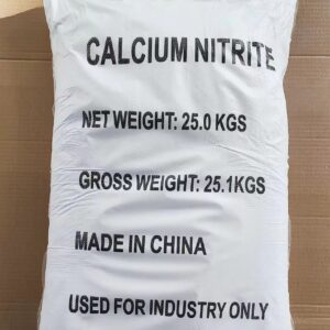 High-quality Calcium Nitrite (Ca(NO₂)₂) used for reinforced concrete corrosion protection, concrete acceleration, civil engineering, construction, chemical manufacturing, and industrial processing applications across Kenya, Uganda, and Tanzania, supplied by Ideal Afrique Ltd.