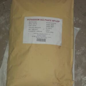 High-quality Potassium Sulphate (SOP) used for agriculture, fertilizer manufacturing, greenhouse farming, hydroponics, horticulture, fruit production, vegetable cultivation, and commercial crop nutrition across Kenya, Uganda, and Tanzania, supplied by Ideal Afrique Ltd.