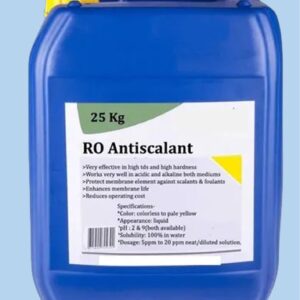 Antiscalant for reverse osmosis systems, water treatment plants, desalination, boilers, cooling towers, and industrial water treatment applications in Kenya, Uganda, and Tanzania supplied by Ideal Afrique.
