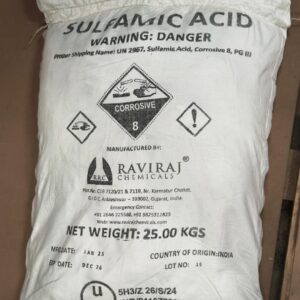 High-quality Sulfamic Acid (NH₂SO₃H) used for industrial cleaning, descaling, water treatment, metal processing, electroplating, paper manufacturing, textile processing, laboratory analysis, and chemical manufacturing across Kenya, Uganda, and Tanzania, supplied by Ideal Afrique Ltd.