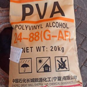 High-quality Polyvinyl Alcohol (PVA) used for adhesives, paper manufacturing, textile processing, construction materials, ceramics, packaging, pharmaceutical formulations, cosmetics, printing, and industrial applications across Kenya, Uganda, and Tanzania, supplied by Ideal Afrique Ltd.