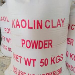 Kaolin clay for ceramics, paints, paper, cosmetics, and industrial applications in Kenya.