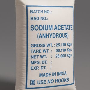 High Quality Sodium Acetate for food processing, pharmaceuticals, laboratories, water treatment, textile manufacturing, and industrial applications in Kenya, Uganda, and Tanzania supplied by Ideal Afrique.