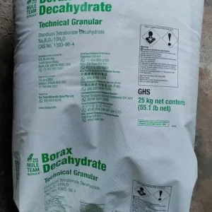 Borax Decahydrate for detergent and industrial applications.
