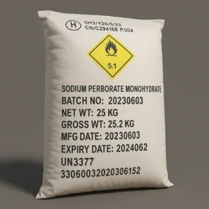 Sodium Perborate for detergent and industrial applications.