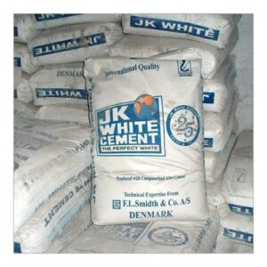 Premium White Cement for decorative concrete, terrazzo flooring, architectural finishes, tile grouting, and precast construction products in Kenya.